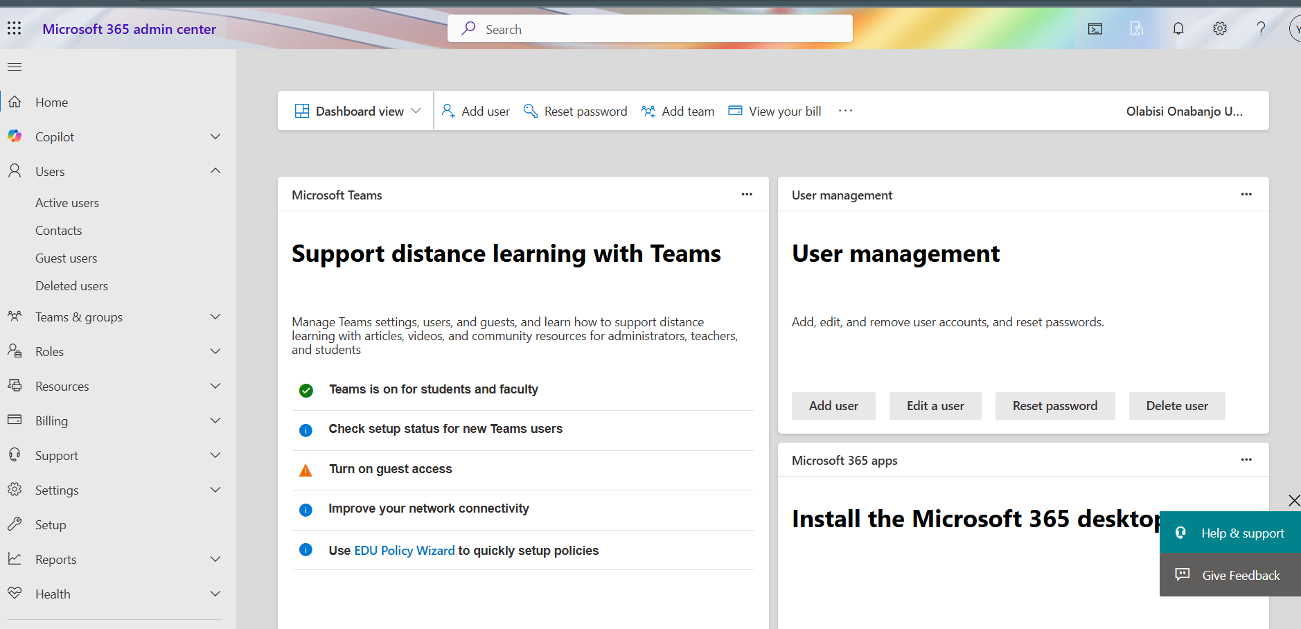 Microsoft 365 tenant governance