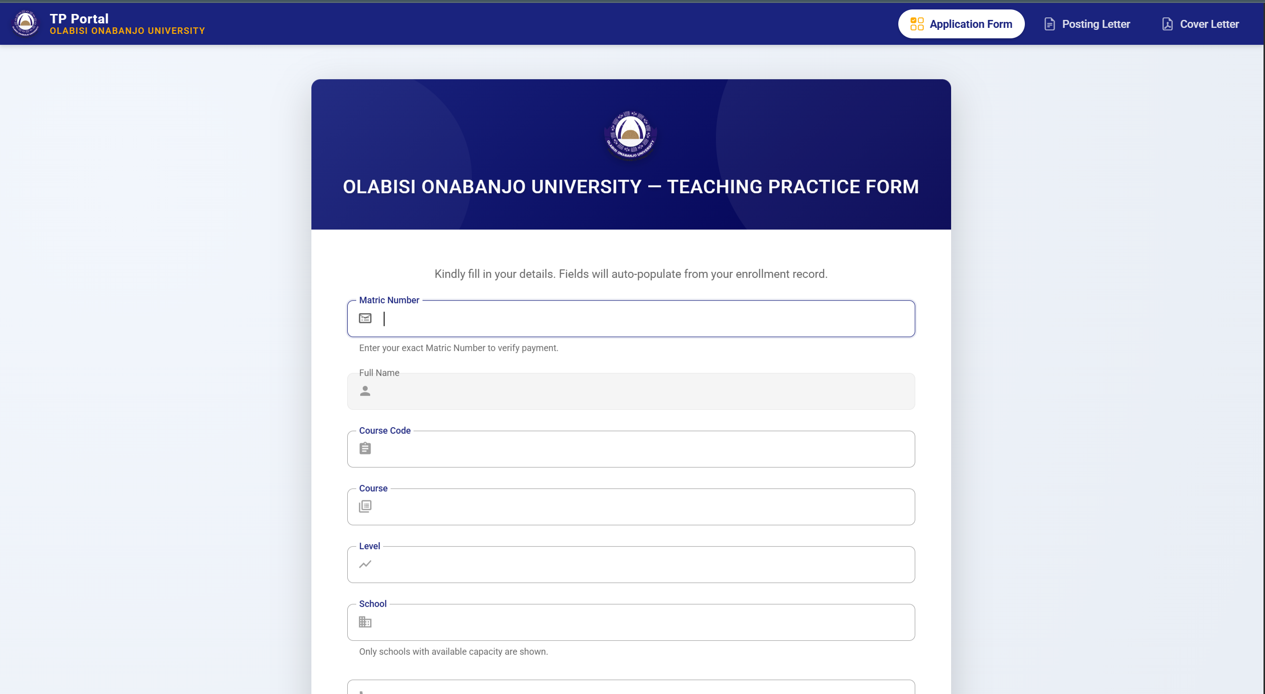 Teaching practice posting platform
