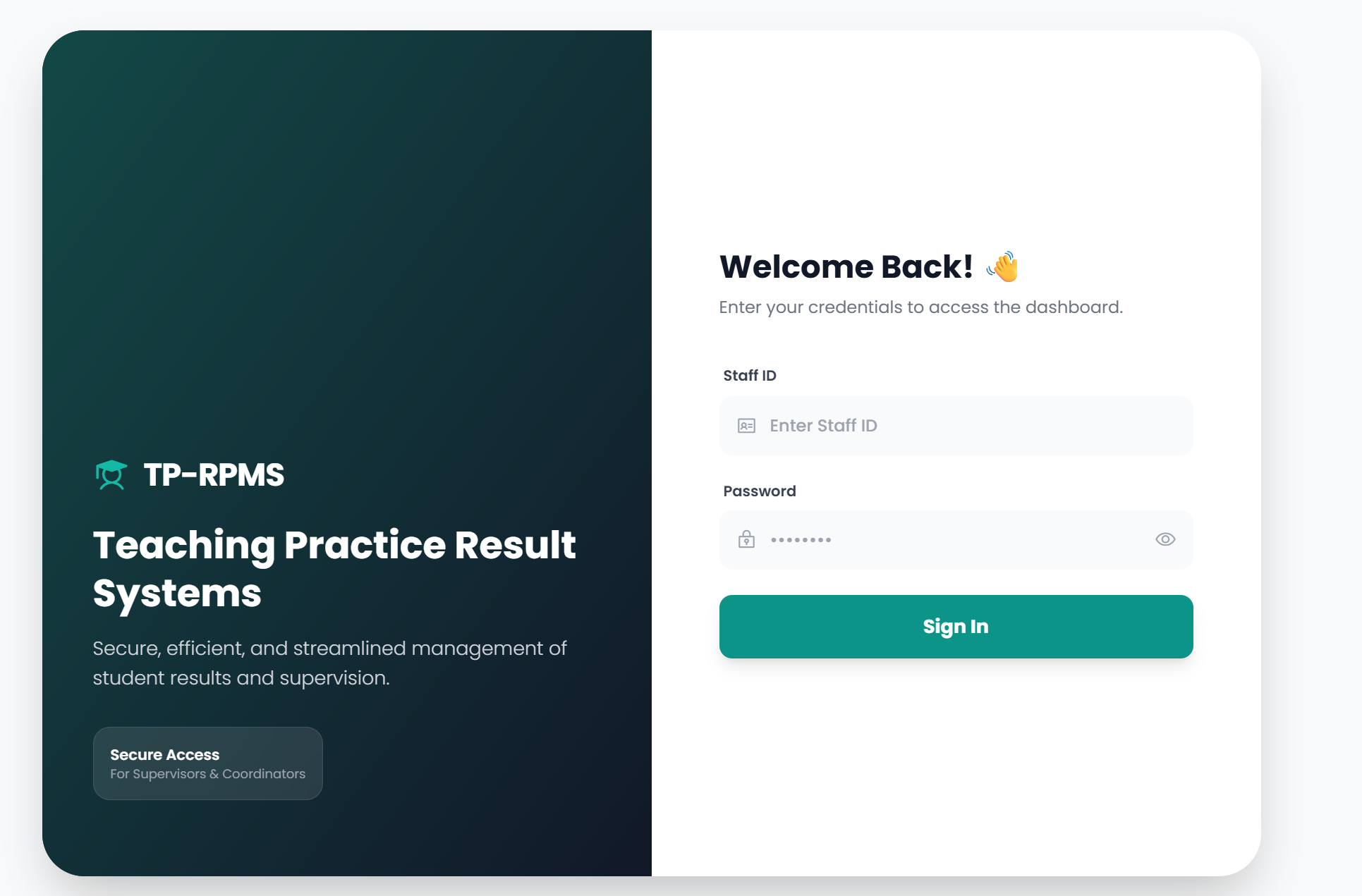 Teaching Practice Result Processing and Management System